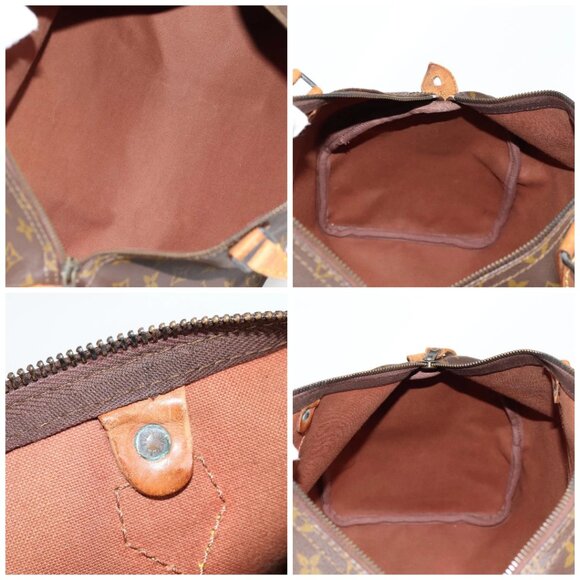 LOUIS VUITTON Monogram Speedy 35 Hand Bag M41524 LV Auth 137076 - Picture 15 of 16